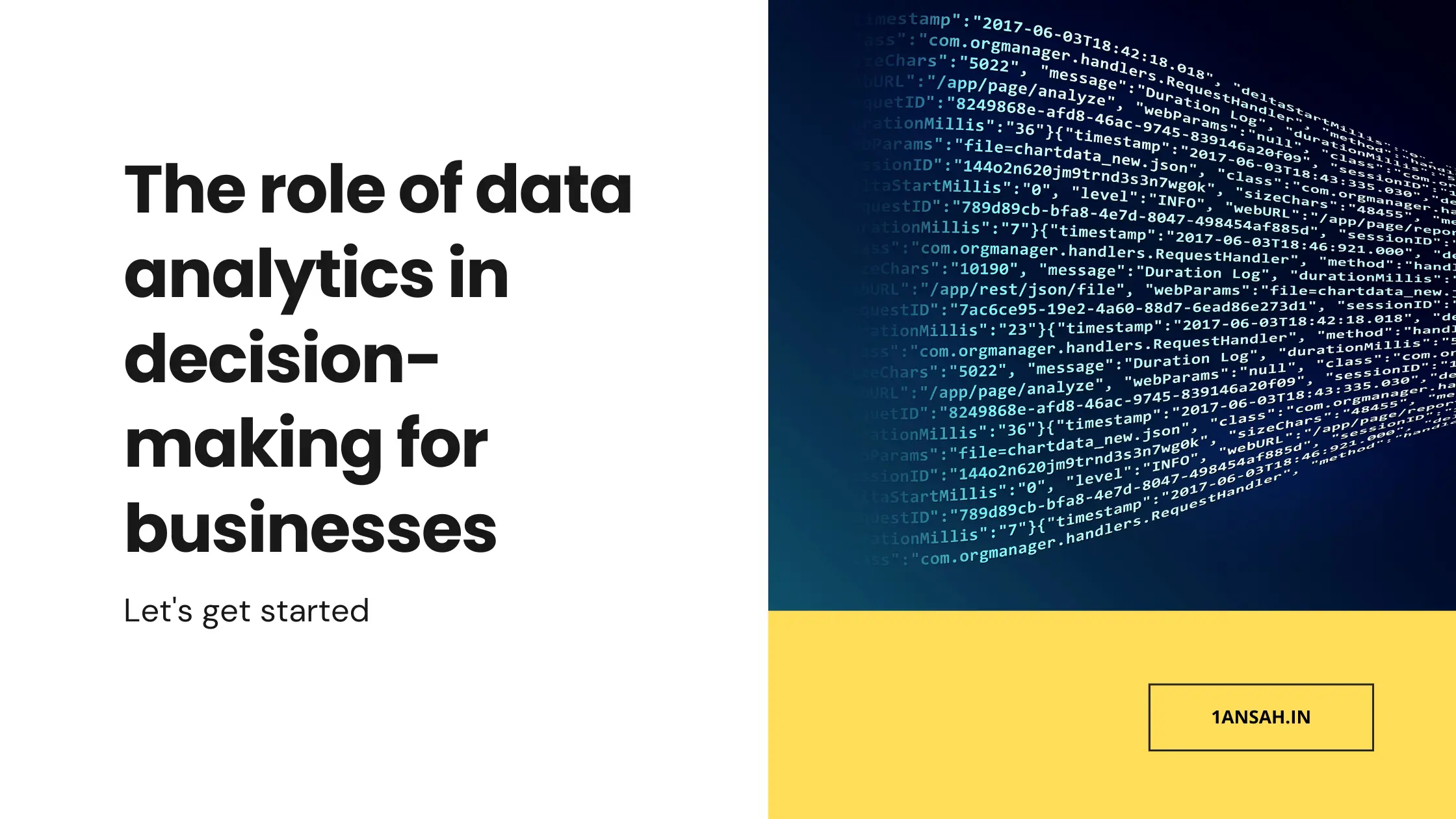 The Role of Data Analytics in decision-making for businesses - 1Ansah ...